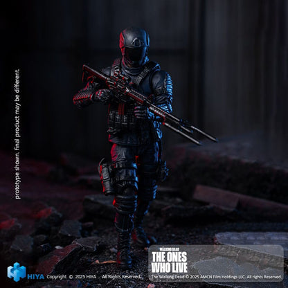 Figurine The Walking Dead : The Ones Who Lived 1/18 Exquis Mini CRM Soldier 10 cm
