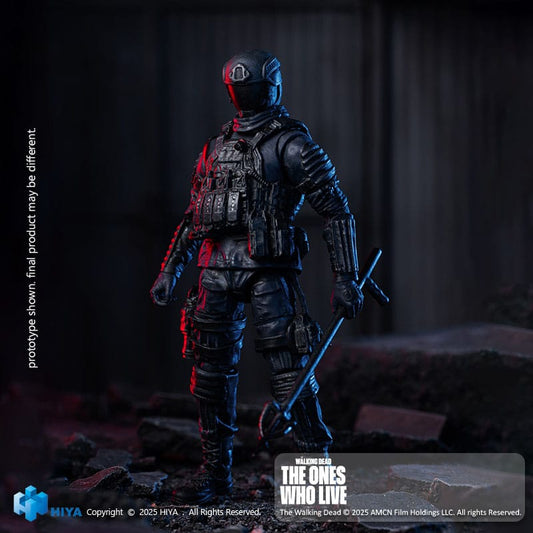 Figurine The Walking Dead : The Ones Who Lived 1/18 Exquis Mini CRM Soldier 10 cm