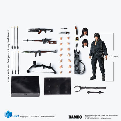 Rambo figurine 1/12 Exquisite Super Series First Blood III John Rambo 16 cm