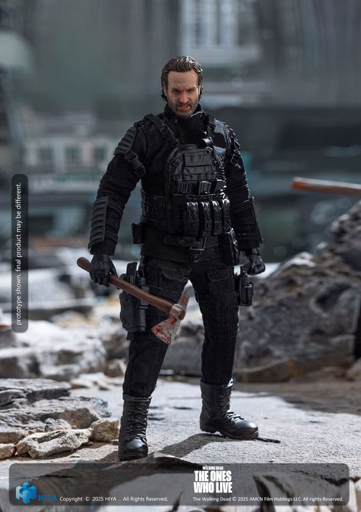 Figurine The Walking Dead : Ceux qui ont survécu 1/12 Exquisite Super Series Rick 16 cm