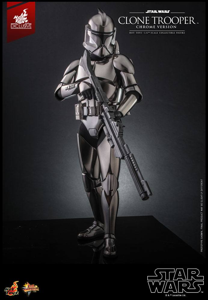 Star Wars figurine Clone Trooper (Chrome Version)