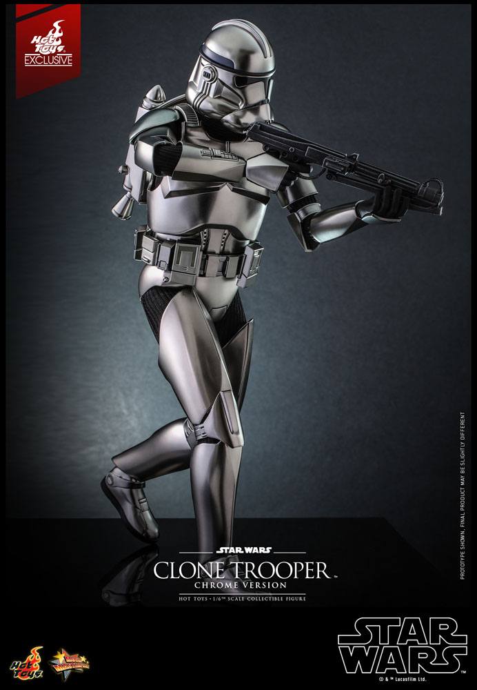 Star Wars figurine Clone Trooper (Chrome Version)