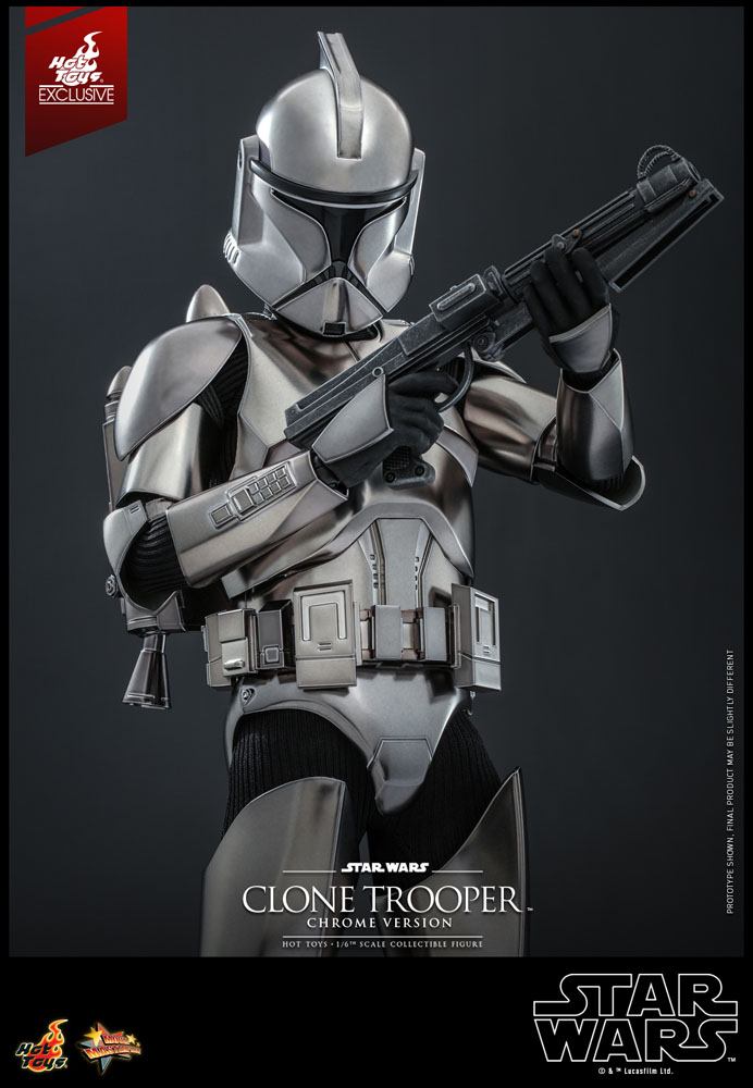 Star Wars figurine Clone Trooper (Chrome Version)