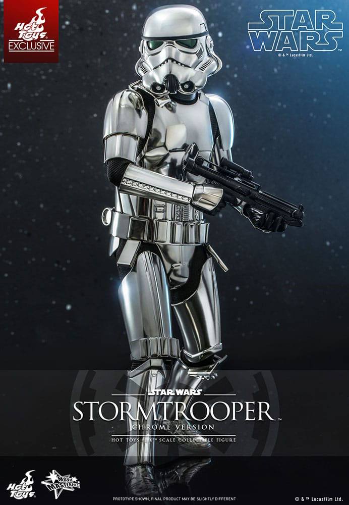 Star Wars figurine Hot Toys Stormtrooper (Chrome Version) 30 cm