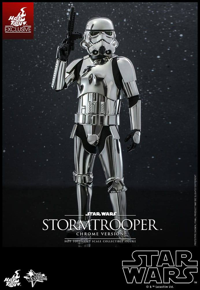 Star Wars figurine Hot Toys Stormtrooper (Chrome Version) 30 cm
