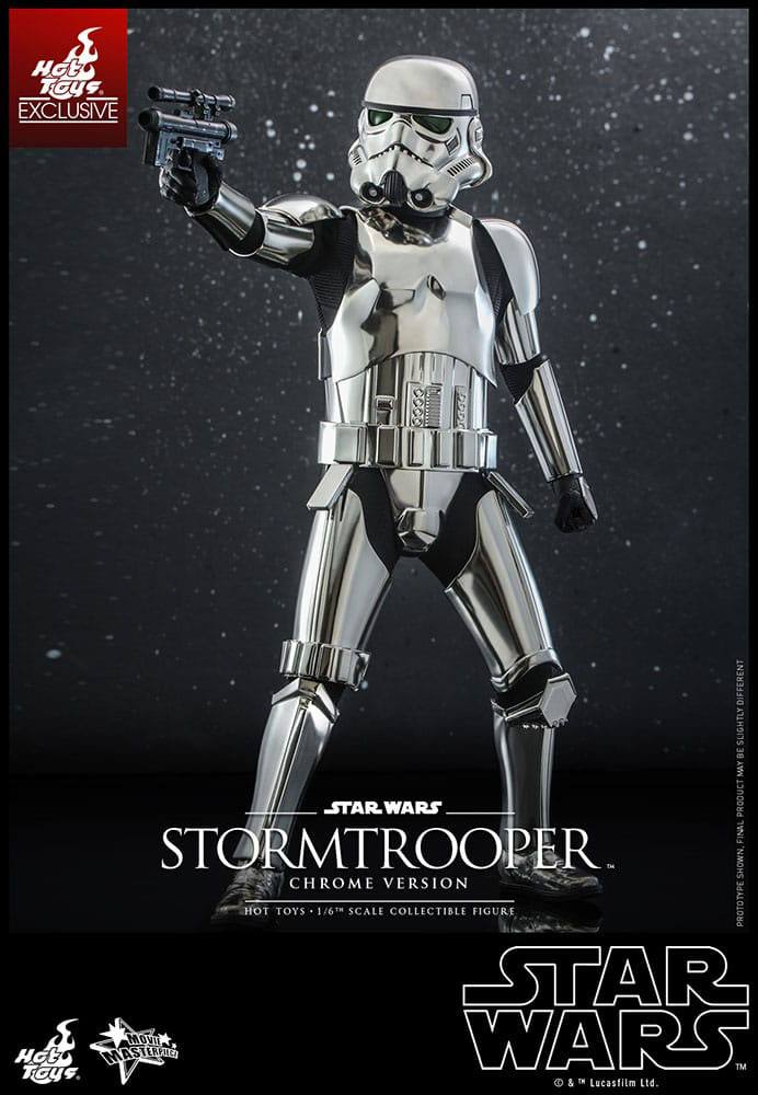 Star Wars figurine Hot Toys Stormtrooper (Chrome Version) 30 cm