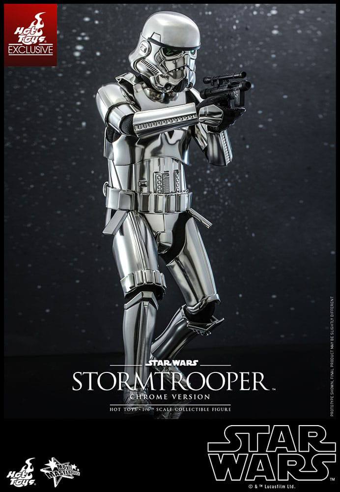 Star Wars figurine Hot Toys Stormtrooper (Chrome Version) 30 cm