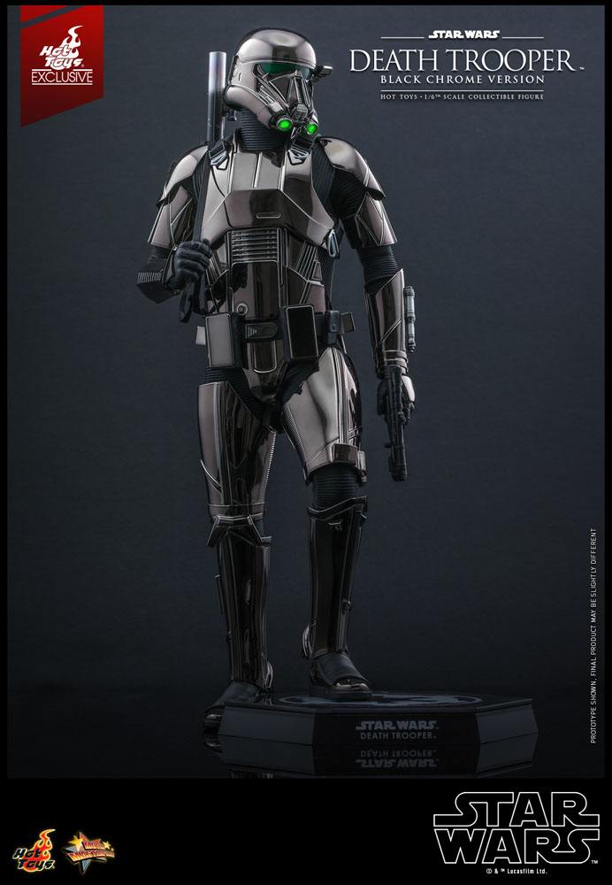 Star Wars figurine Hot Toys Death Trooper (Black Chrome) 32 cm
