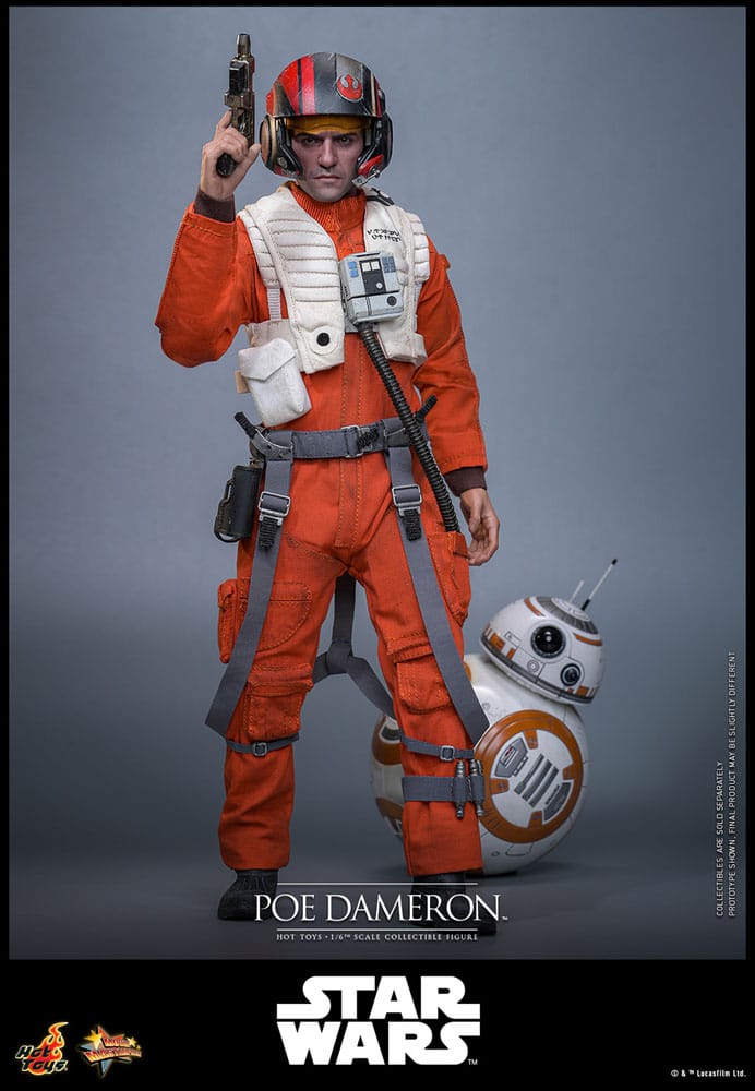Figurine Star Wars 1/6 Poe Dameron 30 cm