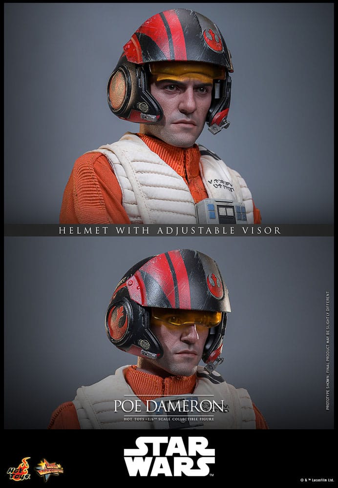 Figurine Star Wars 1/6 Poe Dameron 30 cm