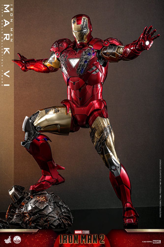 Iron Man 2 figurine 1/4 Iron Man Mark VI 48 cm