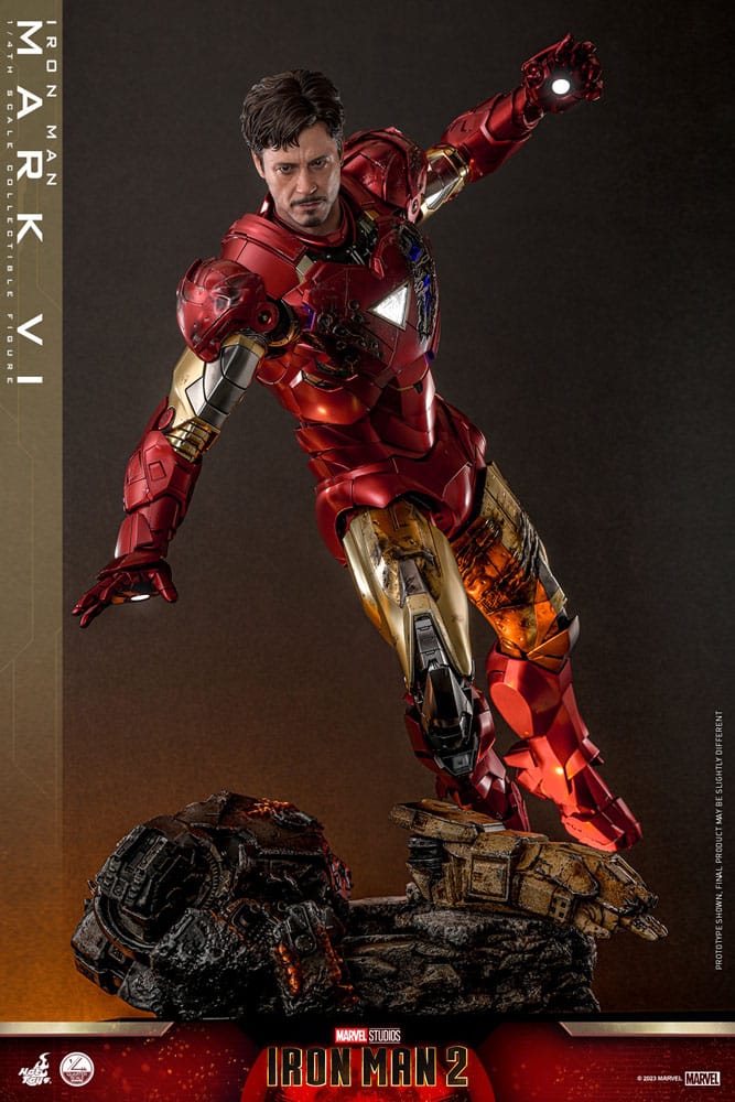 Iron Man 2 figurine 1/4 Iron Man Mark VI 48 cm