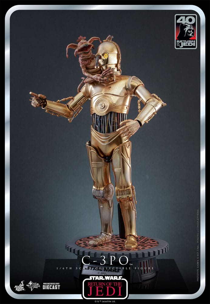 Star Wars: Episode VI 40th Anniversary figurine Hot Toys C-3PO 29 cm