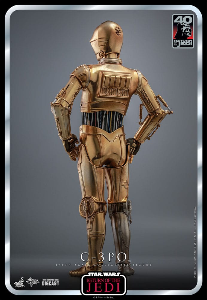 Star Wars: Episode VI 40th Anniversary figurine Hot Toys C-3PO 29 cm
