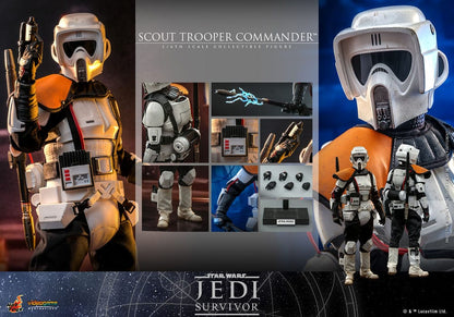 Star Wars: Jedi Survivor figurine Hot Toys Scout Trooper Commander