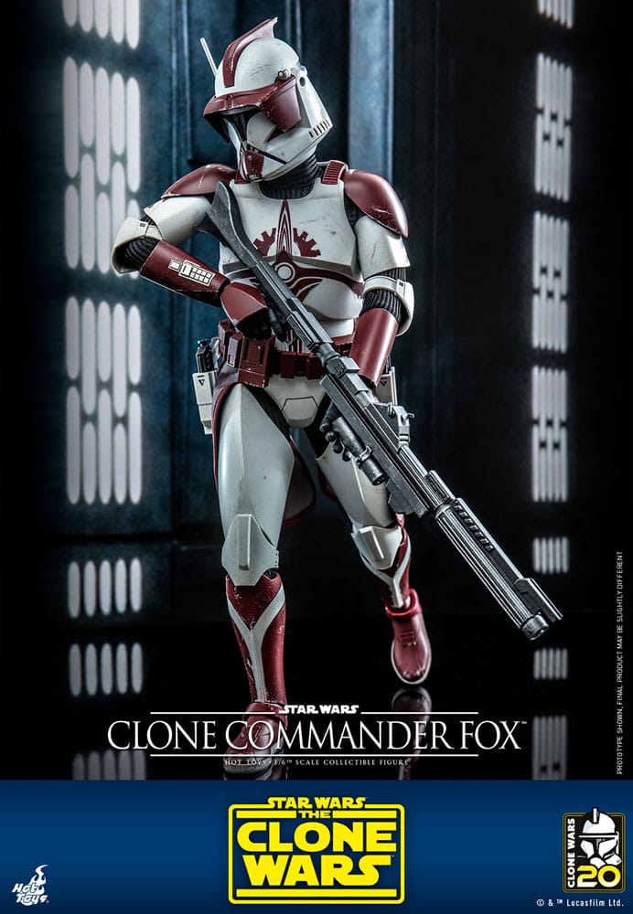 Star Wars: The Clone Wars figurine Hot Toys Clone Commander Fox