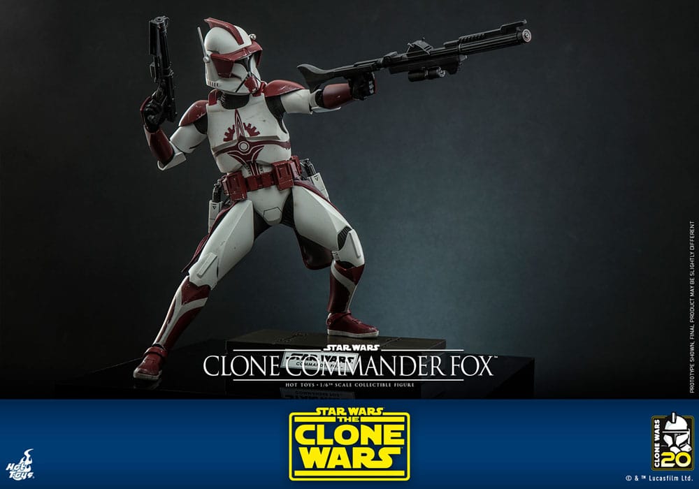 Star Wars: The Clone Wars figurine Hot Toys Clone Commander Fox