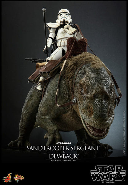 Star Wars Episode IV pack 2 figurines 1/6 Sandtrooper Sergeant & Dewback 30 cm