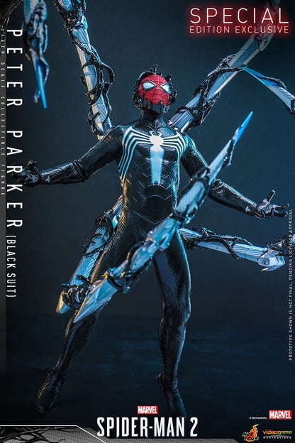 Spider-Man 2 : Figurine 1/6 Peter Parker (Black Suit symbiote version) 30 cm