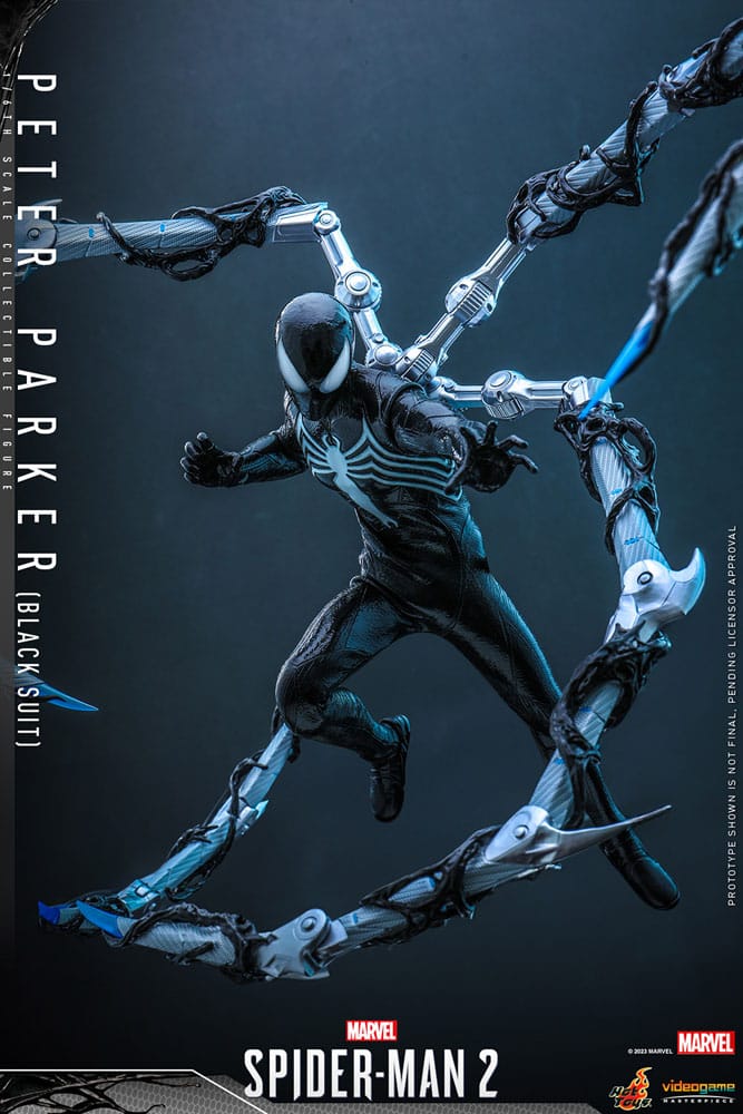 Spider-Man 2 : Figurine 1/6 Peter Parker (Black Suit symbiote version) 30 cm