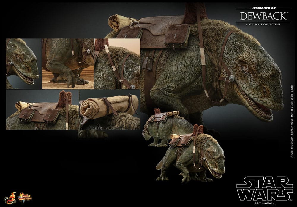 Star Wars: Episode IV figurine 1/6 Dewback 37 cm Action figures: 30 cm