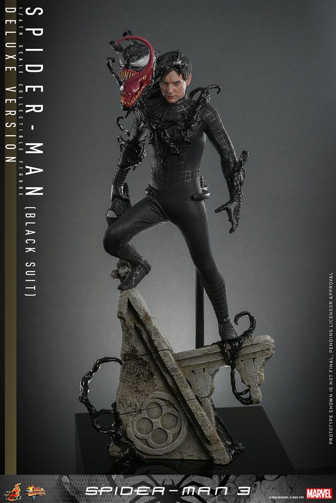 Spider-Man 3 figurine Movie Masterpiece 1/6 Spider-Man (Black Suit) (Deluxe Version) 30 cm