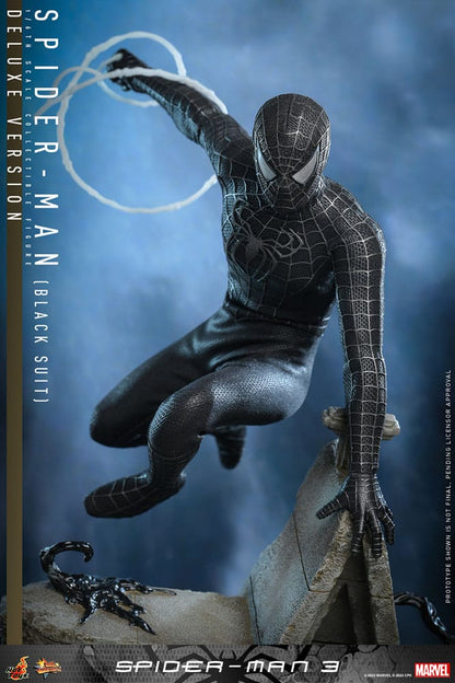 Spider-Man 3 figurine Movie Masterpiece 1/6 Spider-Man (Black Suit) (Deluxe Version) 30 cm