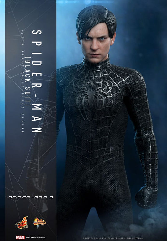 Spider-Man 3 figurine Movie Masterpiece 1/6 Spider-Man (Black Suit) (Deluxe Version) 30 cm