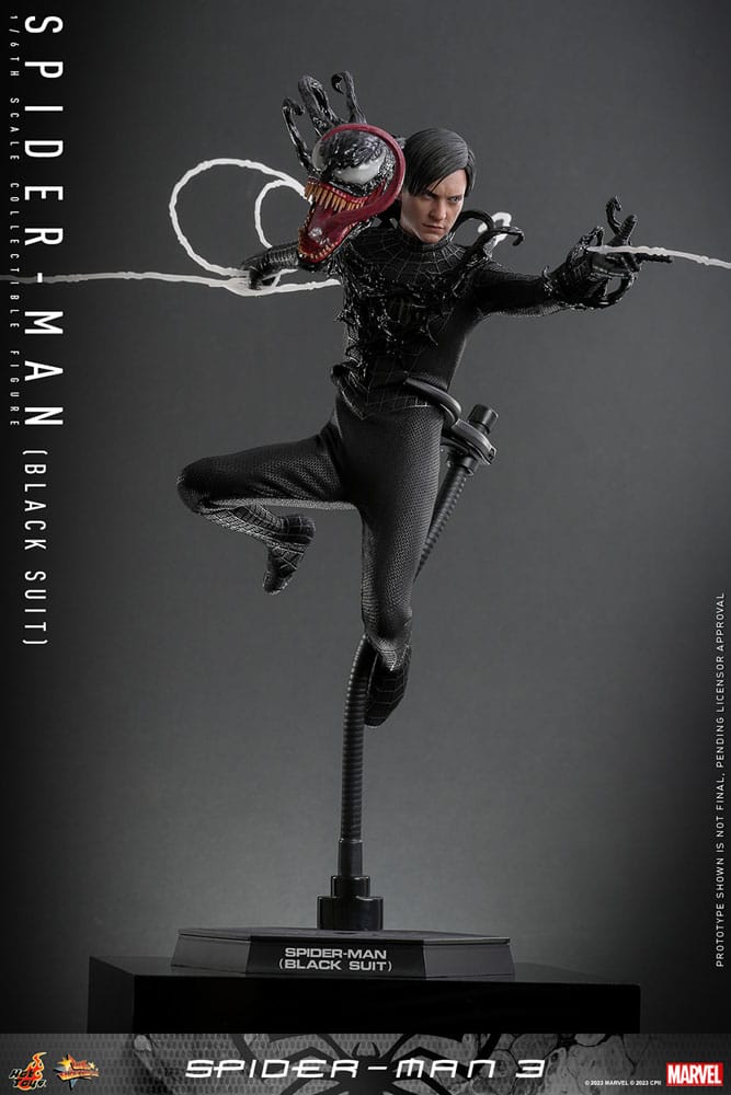 Spider-Man 3 figurine Movie Masterpiece 1/6 Spider-Man (Black Suit) (Deluxe Version) 30 cm