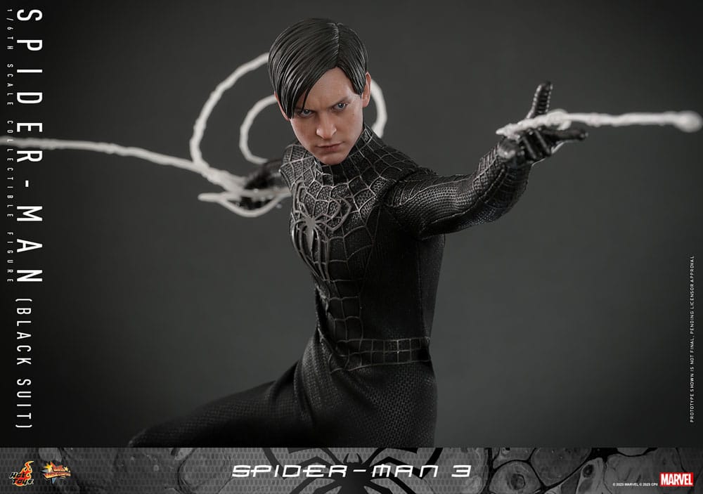 Spider-Man 3 figurine Movie Masterpiece 1/6 Spider-Man (Black Suit) 30 cm