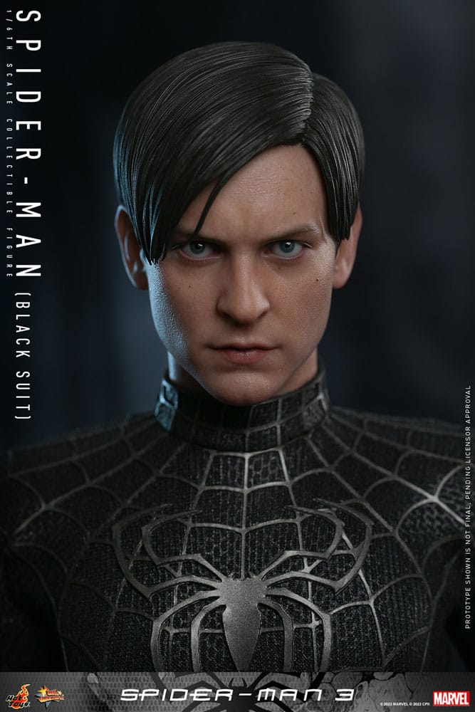 Spider-Man 3 figurine Movie Masterpiece 1/6 Spider-Man (Black Suit) (Deluxe Version) 30 cm