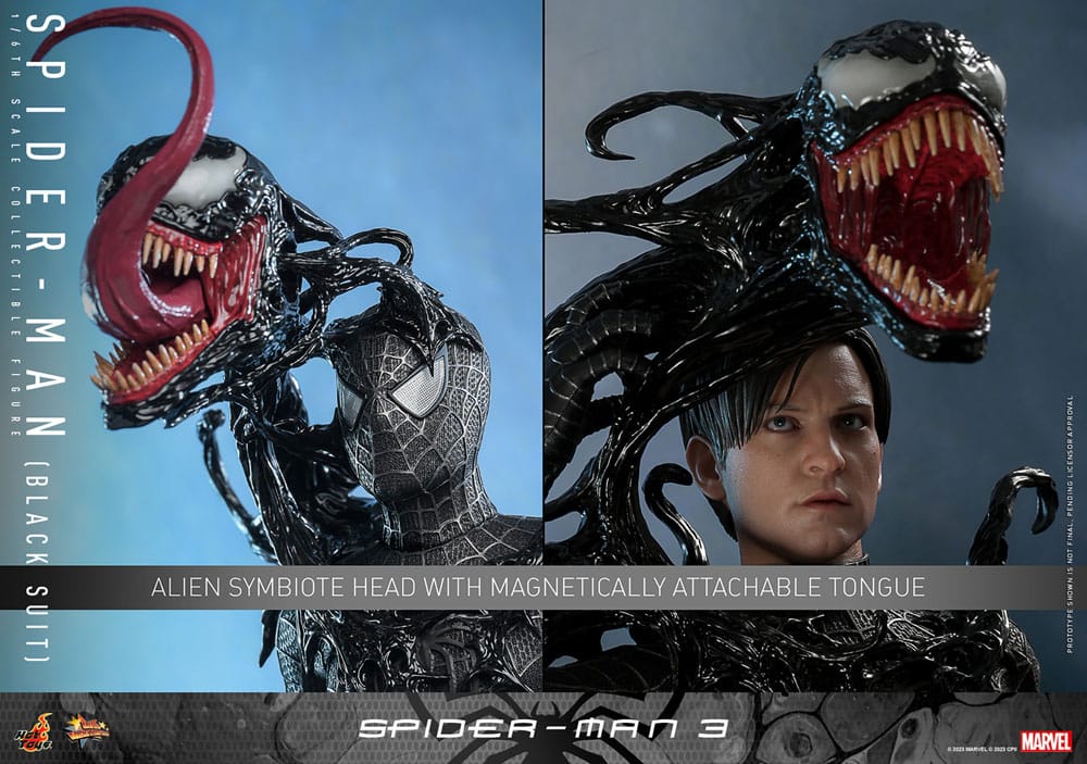 Spider-Man 3 figurine Movie Masterpiece 1/6 Spider-Man (Black Suit) 30 cm