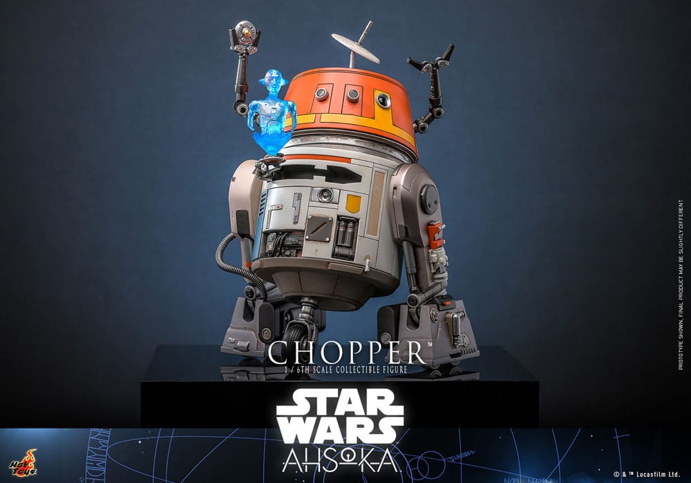 Star Wars: Ahsoka figurine 1/6 Chopper 18 cm Action figures: 30 cm