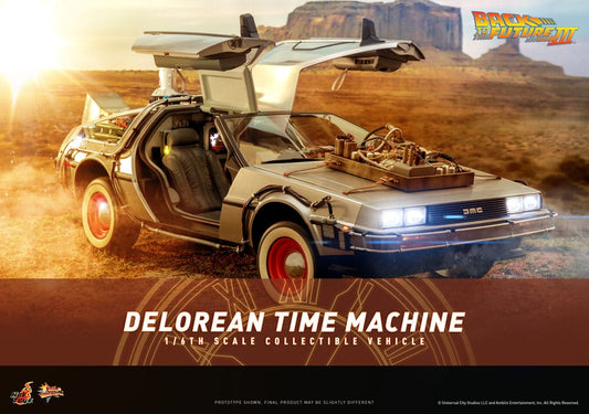 Retour vers le Futur III véhicule Movie Masterpiece 1/6 DeLorean Time Machine 72cm
