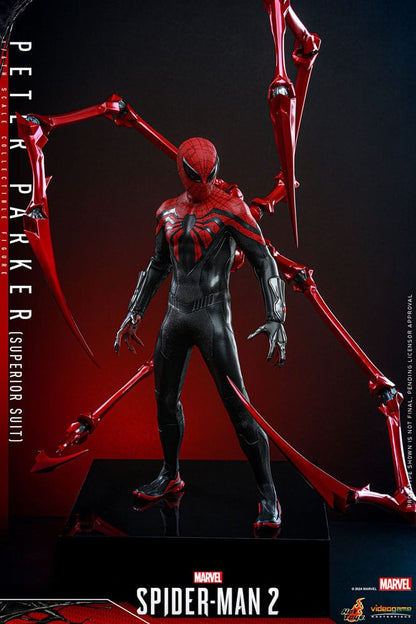 Spider-Man 2 figurine Video Game Masterpiece 1/6 Peter Parker (Superior Suit) 30 cm