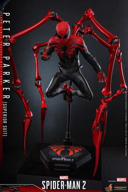 Spider-Man 2 figurine Video Game Masterpiece 1/6 Peter Parker (Superior Suit) 30 cm