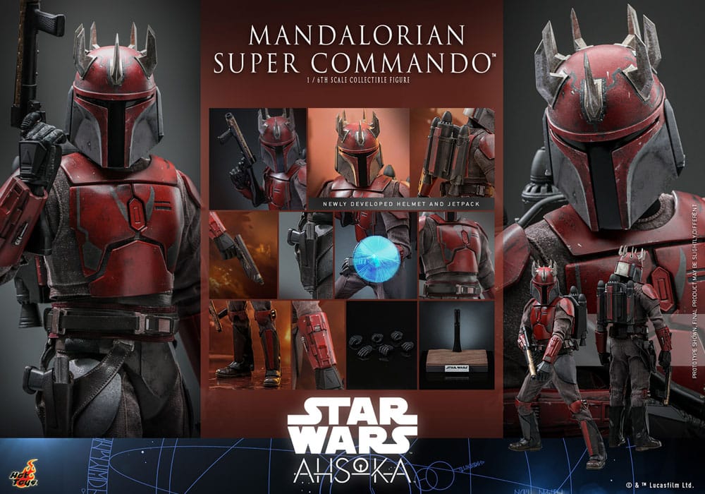 Star Wars: The Mandalorian figurine 1/6 Mandalorian Super Commando 31 cm