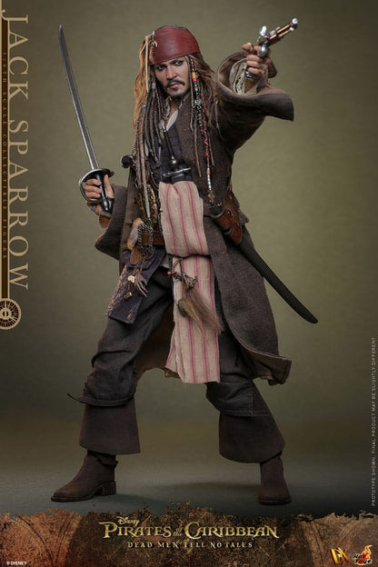 Pirates des Caraïbes : La Vengeance de Salazar figurine DX 1/6 Jack Sparrow 30 cm