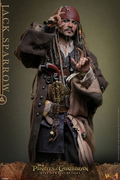 Pirates des Caraïbes : La Vengeance de Salazar figurine DX 1/6 Jack Sparrow 30 cm
