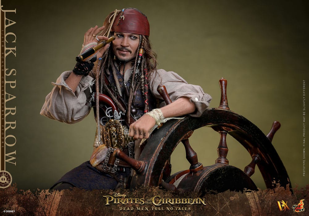 Pirates des Caraïbes : La Vengeance de Salazar figurine DX 1/6 Jack Sparrow 30 cm