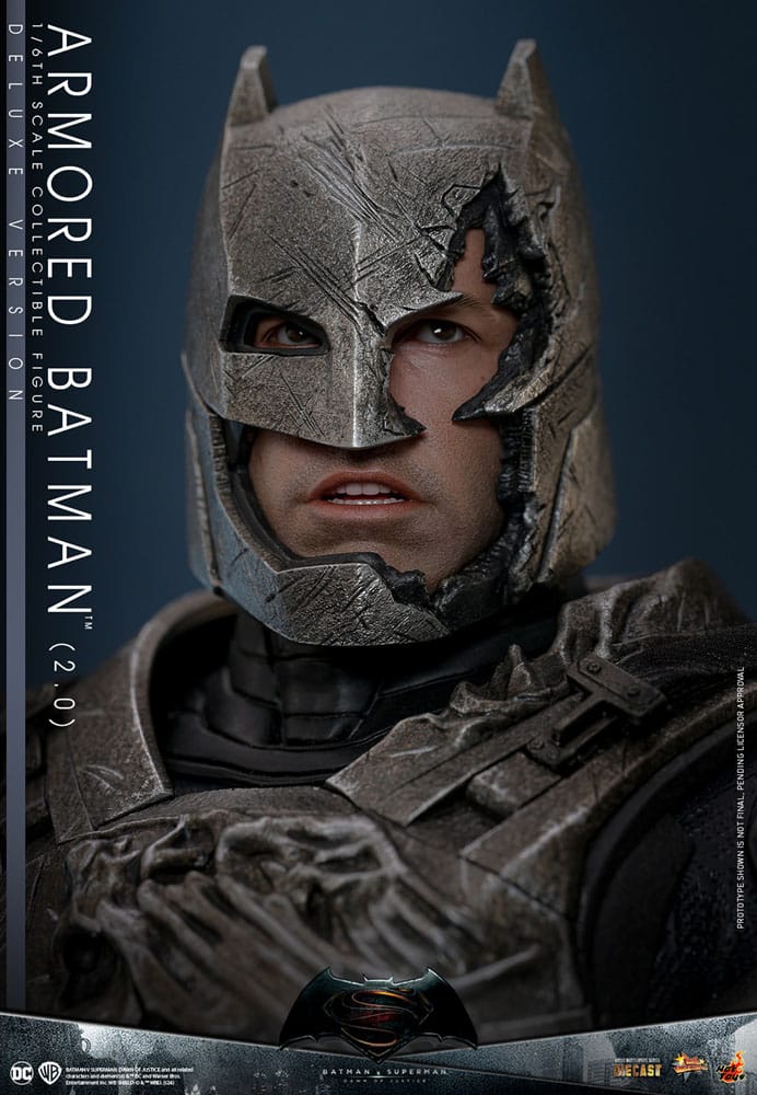 Batman v Superman : L'Aube de la justice figurine Movie Masterpiece 1/6 Armored Batman 2.0 (Deluxe Version) 33 cm