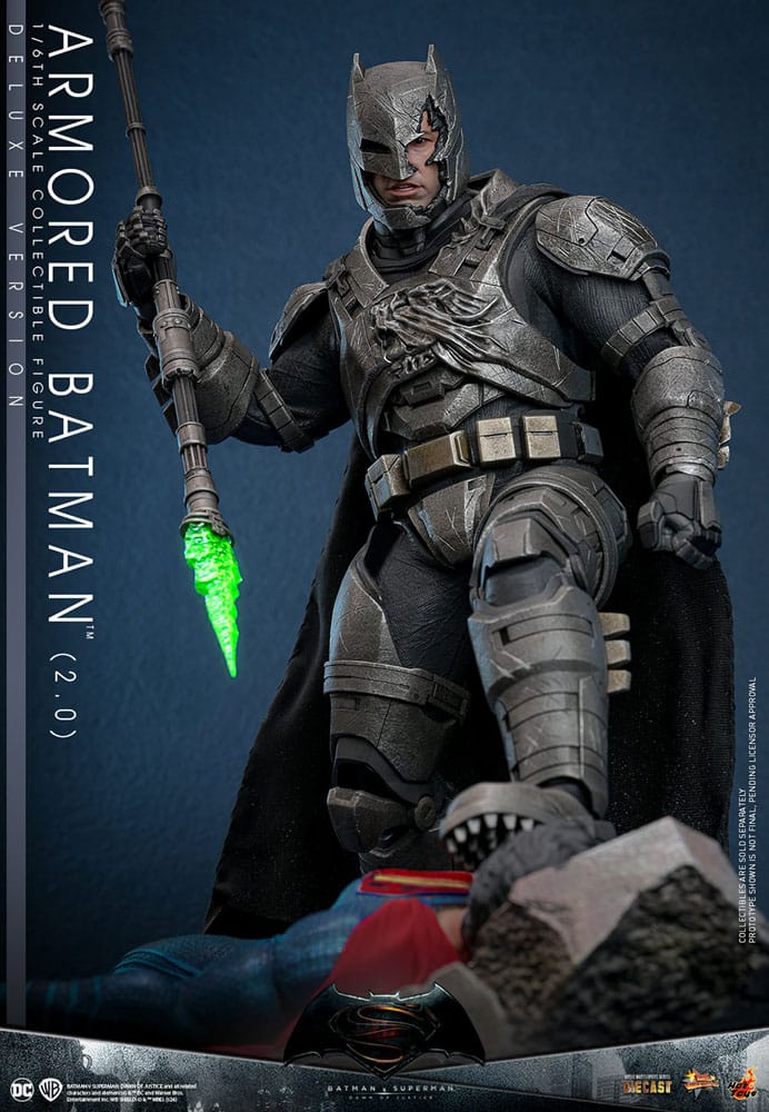 Batman v Superman : L'Aube de la justice figurine Movie Masterpiece 1/6 Armored Batman 2.0 (Deluxe Version) 33 cm