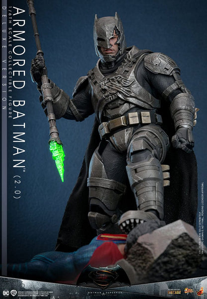 Batman v Superman : L'Aube de la justice figurine Movie Masterpiece 1/6 Armored Batman 2.0 (Deluxe Version) 33 cm