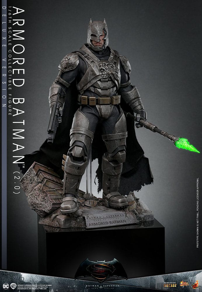 Batman v Superman : L'Aube de la justice figurine Movie Masterpiece 1/6 Armored Batman 2.0 (Deluxe Version) 33 cm
