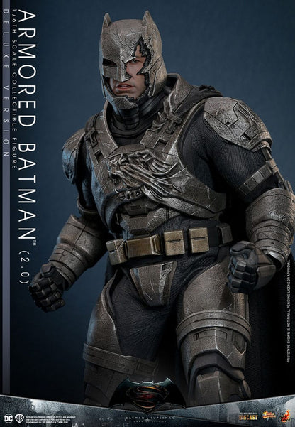 Batman v Superman : L'Aube de la justice figurine Movie Masterpiece 1/6 Armored Batman 2.0 (Deluxe Version) 33 cm