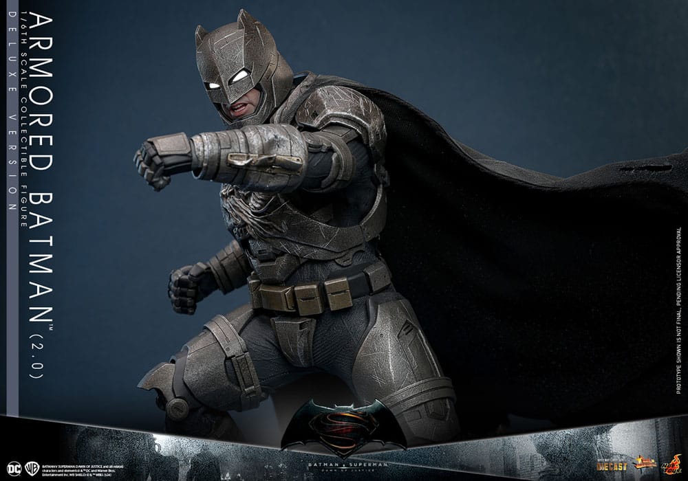 Batman v Superman : L'Aube de la justice figurine Movie Masterpiece 1/6 Armored Batman 2.0 (Deluxe Version) 33 cm