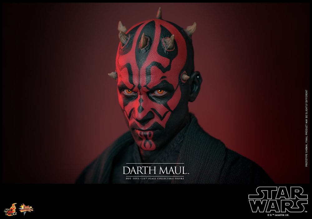 Star Wars Episode I figurine Movie Masterpiece 1/6 Darth Maul avec Speeder Sith 29 cm