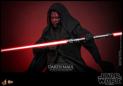 Star Wars Episode I figurine Movie Masterpiece 1/6 Darth Maul avec Speeder Sith 29 cm