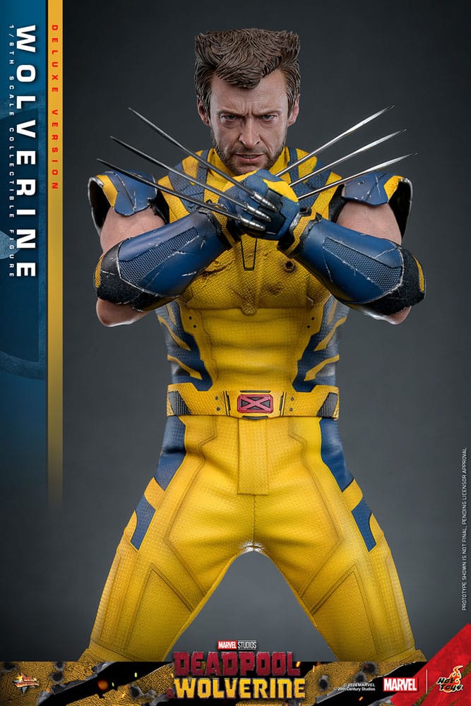 Deadpool & Wolverine Movie Masterpiece figurine 1/6 Wolverine (Deluxe Version) 31 cm