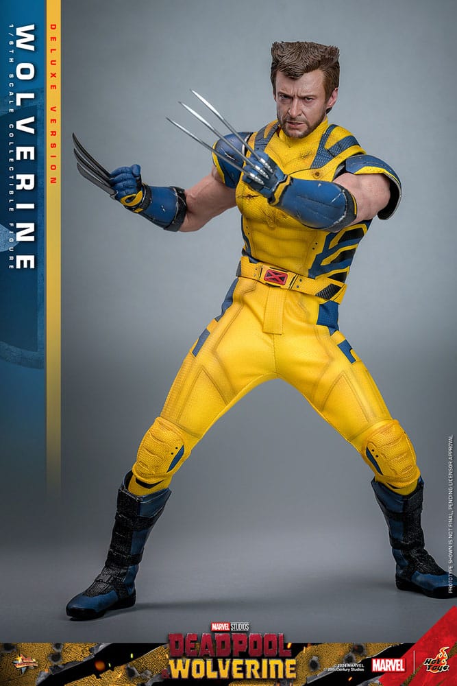 Deadpool & Wolverine Movie Masterpiece figurine 1/6 Wolverine (Deluxe Version) 31 cm